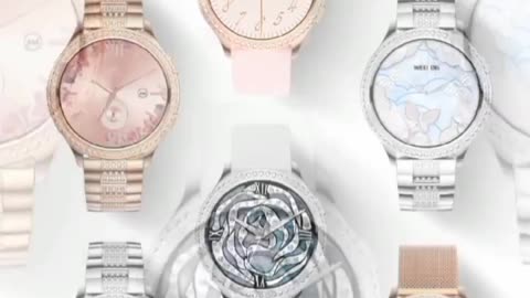 Women's floral watch