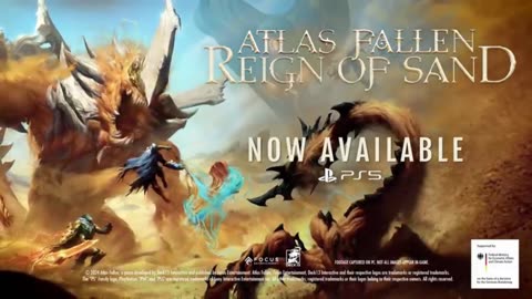 Atlas Fallen - Reign of Sand Launch Trailer | PS5 Games