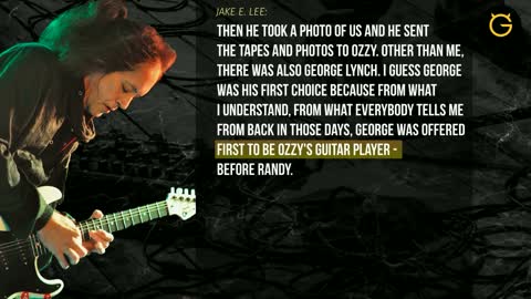 Phone Interview With Jake E. Lee About Replacing Randy Rhoades