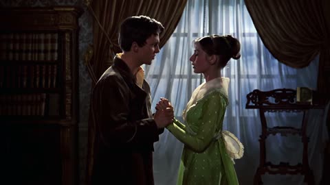 Audrey Hepburn 1956 War And Peace scene 3 remastered 4k