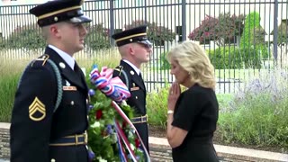 Jill Biden attends 9/11 ceremony at Pentagon