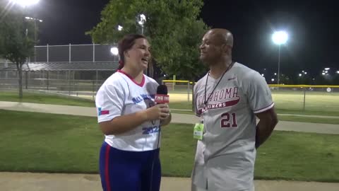 DFW Fastpitch All-Metroplex All-Star Softball Game Prosper/Maryland commit Sydney Lewis talks about her career