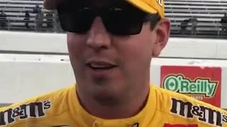 NASCAR driver Kyle Busch in expletive-filled post race interview