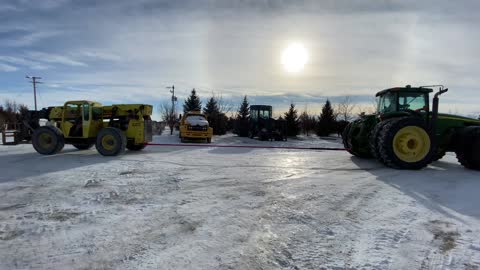 Tractor tug of war!!