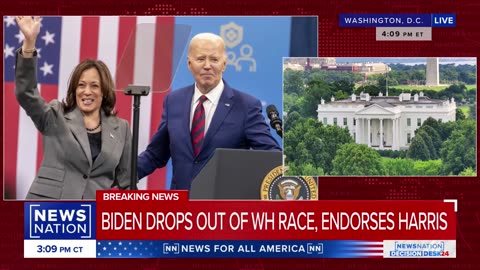 Kamala Harris accepts Biden's endorsement to run for president | NewsNation Now