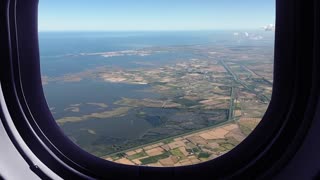 Landing in Venice, Italy (Real Video & Audio)