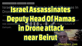 Israel Assassinates Deputy Head Of Hamas in Drone attack near Beirut