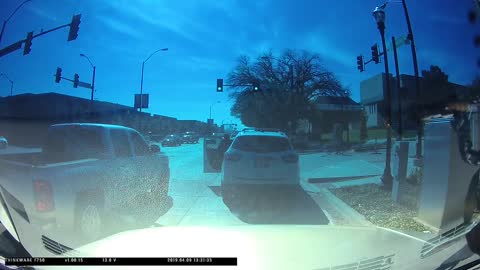 Child Rides into Car While Crossing Intersection