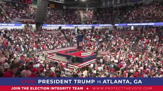 Trump Rally in Georgia: President Trump in Atlanta, GA