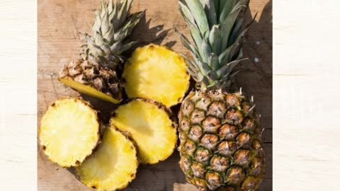"Pineapples: Tropical Sweetness with Health Benefits! 🍍"