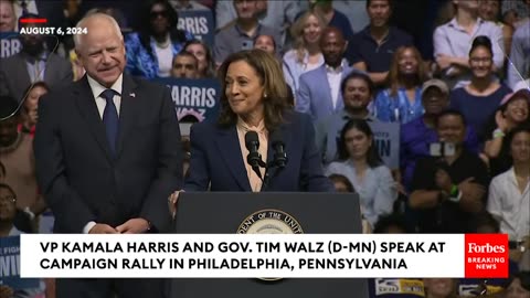 BREAKING NEWS: Chants Of 'Lock Him Up!' Break Out When Harris Brings Up Trump At Rally With Tim Walz