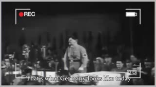 Discovered Video Of One Of Hitler's Speeches.
