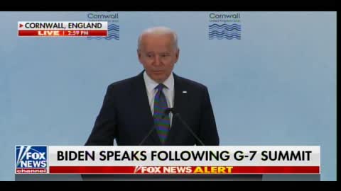 AWFUL. Joe Biden Attacks President Trump During G7 Speech