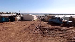 Tents are homes in Syria one year on from earthquake