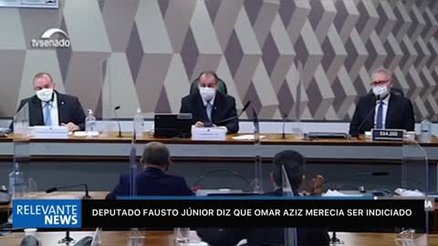 Deputado Fausto Júnior ESCANCARA A VERDADE NA CARA DO senador Omar Aziz