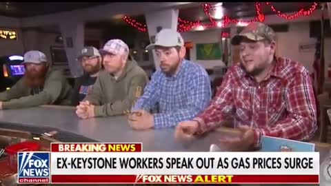 Ex-Keystone workers slam Biden for soaring gas prices