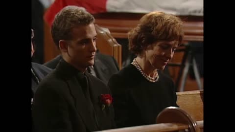 October 3rd 2000 - Justin Trudeau delivers the eulogy at his father Pierre Trudeau's funeral