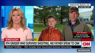 CNN interview of child school shooting survivor