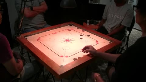 Excellent finish at a Practice Session of Carrom