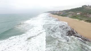 Durban Beach Drone view