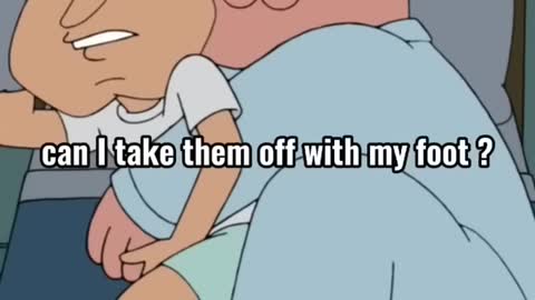 Peter sleeping with Quagmire - Family guy