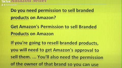 Do you need permission to sell branded products on Amazon?