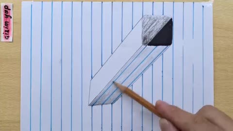 easy 3d drawing on paper for beginner_480p