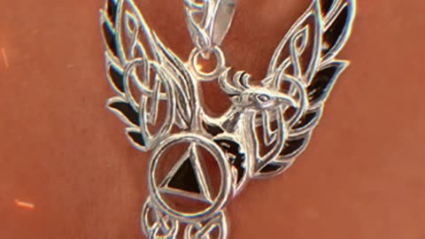 Rise with the Celtic Phoenix Recovery Pendant