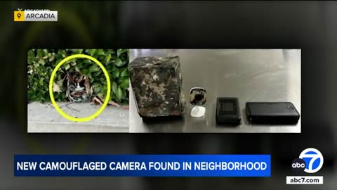 Arcadia homeowner finds hidden camera planted in front yard, police say