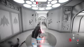 SWBF2: Arcade Onslaught Darth Vader Bespin Gameplay