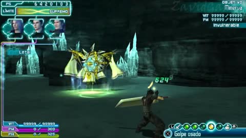 Final Fantasy VII Crisis Core Matando a Minerva