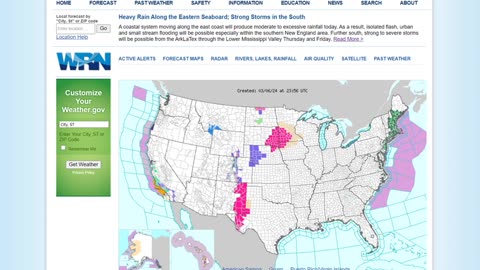 Northeast Under Flood Watch - More Snow For The West And Northeast - Benzene Found In Acne Creams