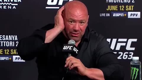 Dana White's Funny Reaction to "Former Mexican"
