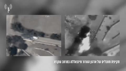 Several suspected drones were launched by Hezbollah at northern Israel an hour