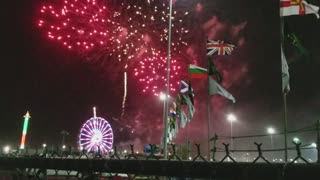 Daytona 24 hour fireworks