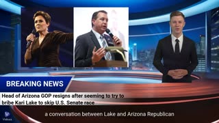 Arizona GOP resigns after seeming to try to bribe Kari Lake to skip U.S. Senate race