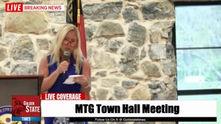 You will NOT Believe Greene's Explosive Speech on WHO, Johnson, and Immigration at Georgia Town Hall