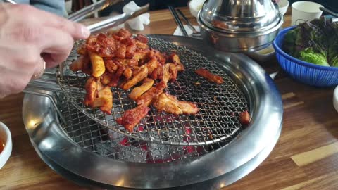 Korean style chicken BBQ / chicken ribs