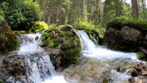 ❤️ Mini Waterfall with Nature Sounds for Meditation ~ Relaxation ~ Sleep ~ Stress Relief ~ Anxiety