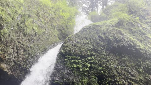 Waterslide Style Upper Latourell Falls – Columbia River Gorge National Scenic Area – Oregon – 4K