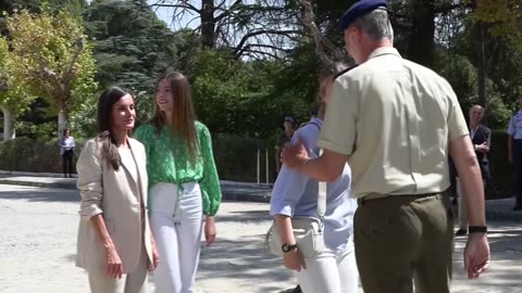 La princesa Leonor inicia su carrera militar en España