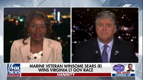 Lieutenant Governor-elect Winsome Sears joins Sean Hannity for a powerful interview