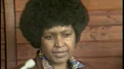 July 23, 1988 - Winnie Mandela Visits Her Husband, Nelson, in Jail