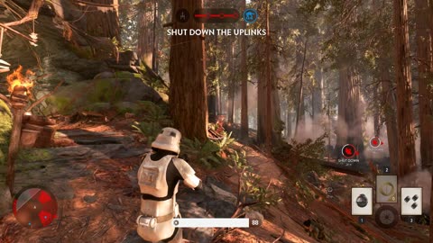 Star Wars Battlefront (2015): Skirmish Walker Assault Survivors of Endor (Empire) Gameplay