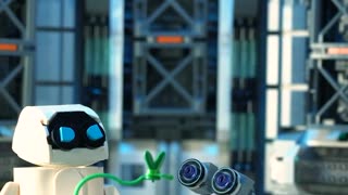 ASMR : several robots lego from pixar (eve)