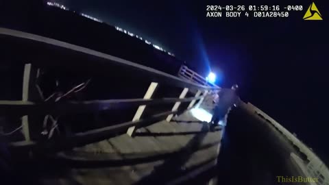 Baltimore Police bodycam footage shows confusion, shock during response of the Key Bridge collapse