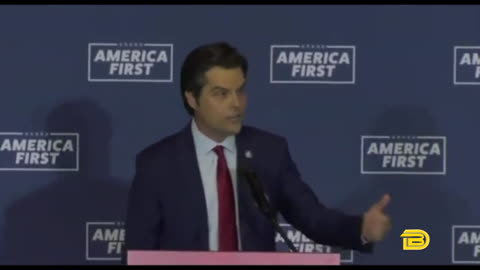 Matt Gaetz Slams Dr. Fauci At "America First" Rally