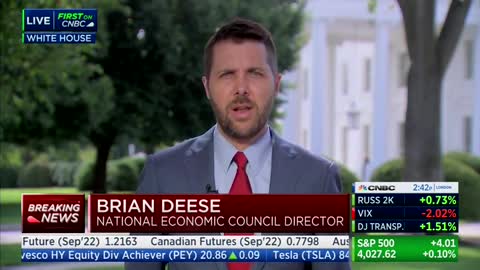 Brian Deese: ‘Virtually Nothing Signals that This Period in the Second Quarter Is Recessionary’