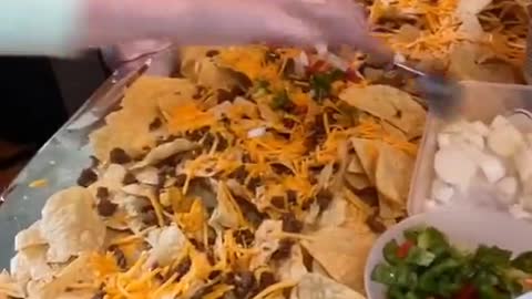 Family Creates Amazing Nacho Table