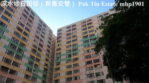 深水埗白田邨（新舊交替）Pak Tin Estate, Nov 2021, mhp1901 #白田邨 #白田社區綜合大樓 #白田商場 #Pak_Tin_Commercial_Centre #祥記辦館